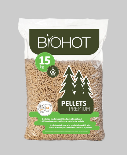 Biohot Energia Pellet – Palete 77×15 kg (1155 kg)